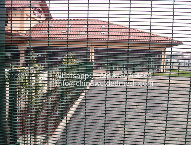 Mesh Security Fence soldado con autógena galvanizado, 358 subida anti Mesh Panels 5