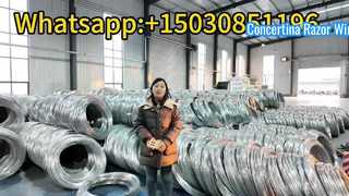 El alambre de afeitar Concertina consta de alambre interno y hoja de afeitar