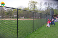 9 Ft High Chain Link Fence Plastic Coated 50 X 50 Mesh 8 Gauge