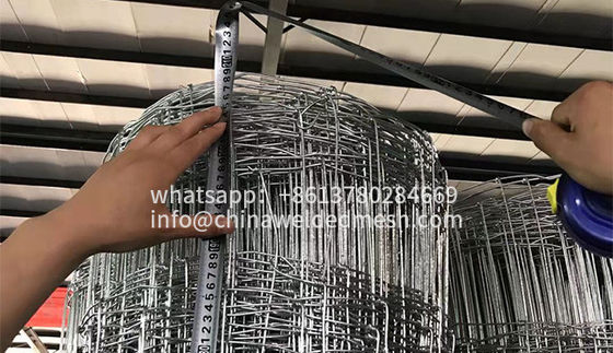 1.2m 1.5m 1.8m 2.1m High Heavy Galvanized Cattle Farm Guard Field Fence Hinge Joint Wire Mesh Fence with Customization