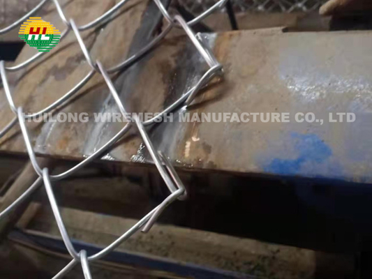 Heavy Galvanised Diamond Chain Link Fencing 1.8mm 2.0mm 2.2mm 2.5mm 3.0mm Mesh