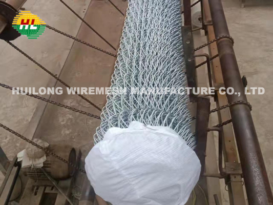 Heavy Galvanised Diamond Chain Link Fencing 1.8mm 2.0mm 2.2mm 2.5mm 3.0mm Mesh