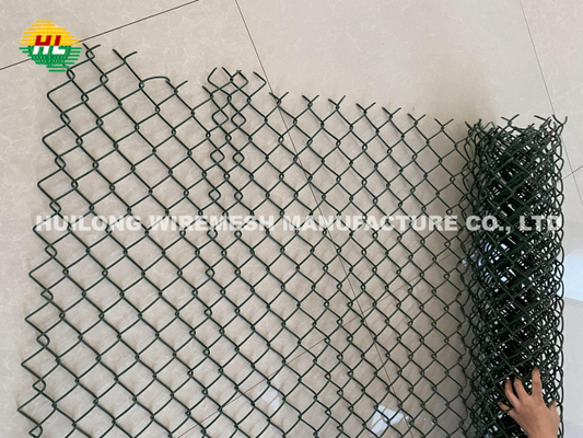 9 Gauge Galvanized Chain Link Fence Anti Climbing 9ft X 30ft 50 X 50 Mesh