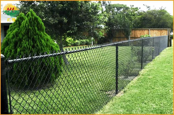 19 ft H x 50 ft L 9 Gauge Vinyl Coated Steel Chain Link Fence