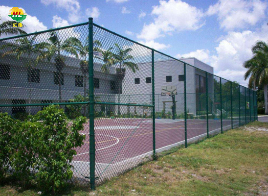 45 X 45 Mesh Chain Link Wire Fence 4.5mm 3m X 20m For Basketball Court