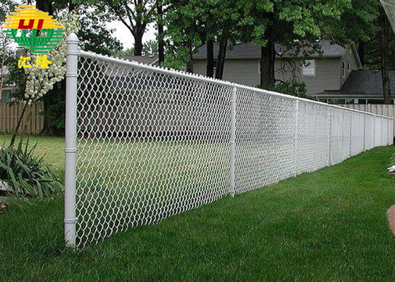 4" Tall 11.5 Gauge Chain Link Wire Fence Galvanized For Cultivation And Breeding