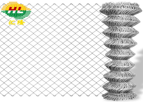 Galvanized Ral Chain Link Wire Fence 1-3/4" X 9 Ga X 10 Ft High 12 Ft High 30 Ft Roll