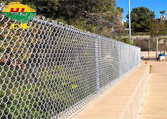 Galvanized Ral Chain Link Wire Fence 1-3/4" X 9 Ga X 10 Ft High 12 Ft High 30 Ft Roll
