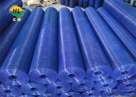 Green Black Blue Coated 3/8" X 3/8" Mesh Welded Wire Mesh Rolls For Animal Breeding