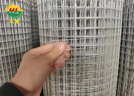 6mm Galvanised Wire Mesh Fencing Rolls 1/2 Inch Bright Silver