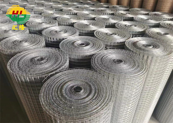 6mm Galvanised Wire Mesh Fencing Rolls 1/2 Inch Bright Silver