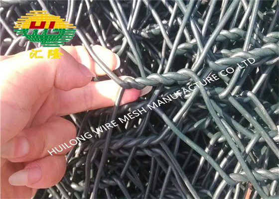 2m X 1m X 1m Gabion Box Wire Mesh 0.5m-2m Height Lacing Wire 2.2mm-3.2mm
