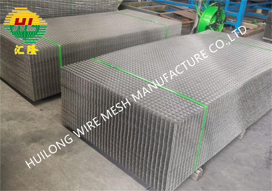 Stainless Steel 5mm Silver Welded Wire Mesh Panels 5x5 Inch