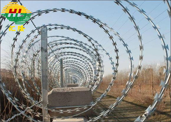 1000mm Diameter Bto-22 2.8mm Hot-dipped Galvanized Razor Wire with ASTM Standard