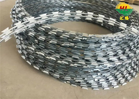 BTO-16 Conertina Razor Wire Galvanized Security For Defense Temporary Security Installations