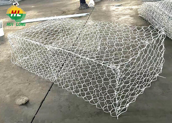 Muro Gaviones Galvanizado Hexagonal 2x1x1m Stock Disponible Obra Ingenieria Contencion Taludes Control Erosion Inmediato