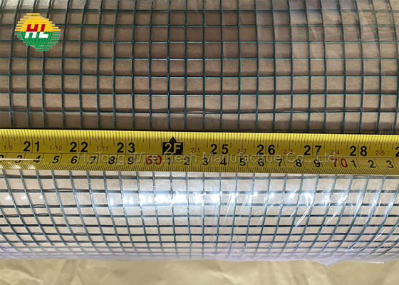 Green Vinyl Coated 1/4inch 36inx50ft Welded Wire Mesh Roll For Fencing Around Chicken Coop, Run, and Gardens