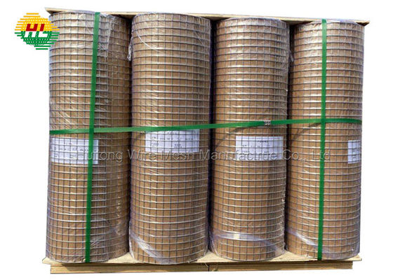 Galvanized Before Welding 1 inch x 1 inch 3ft x 19.5m 14Gauge Welded Wire Mesh Roll with Pallet for Home Garden Projects