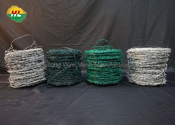 15m Galvanised Steel Barbed Wire Meets ASTM-A-121 Class 1 for Fence