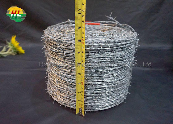 14*14 Twisted Roll Of Barbed Wire Fencing Prices Secure Barbed Fencing