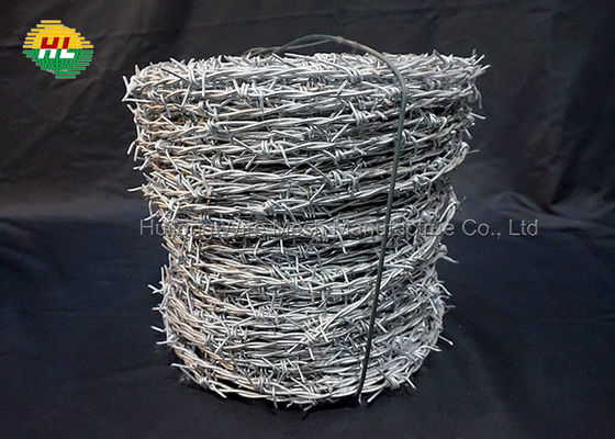 14*14 Twisted Roll Of Barbed Wire Fencing Prices Secure Barbed Fencing