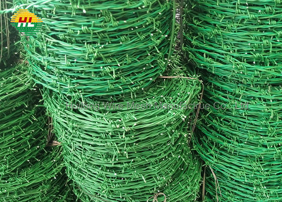 HUILONG 20 Feet Galvanized Barbed Wire 4 Point 18 Gauge For Outdoor