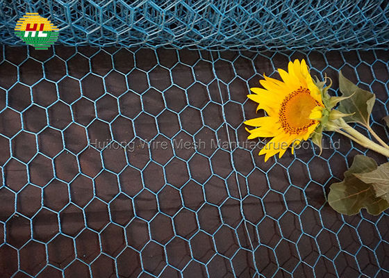 HUILONG PVC Coated Chicken Mesh Net , 20 GA Hexagonal Mesh Wire