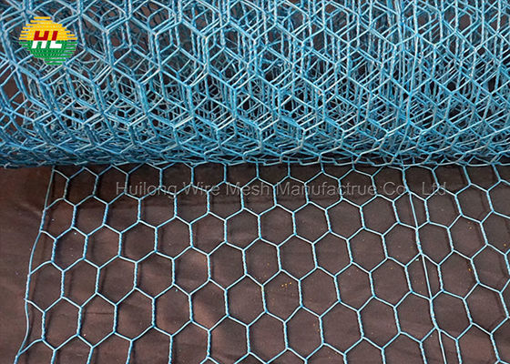 HUILONG PVC Coated Chicken Mesh Net , 20 GA Hexagonal Mesh Wire