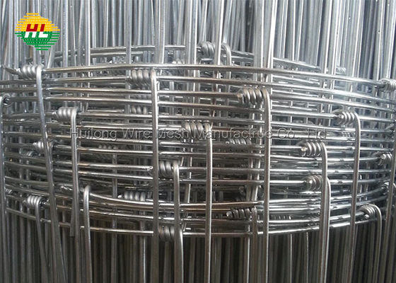 48 In. X 330 Ft. Hinge Joint Sheep & Goat  Woven Wire Mesh Fence 2mm Galvanized Wire