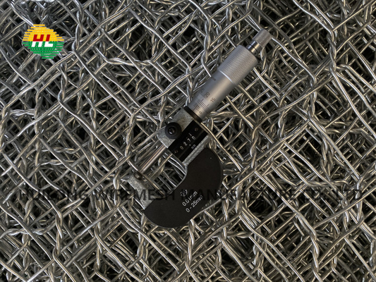 Hexagonal Gabion Basket 2.7mm/3.4mm Diameter 8x10cm Mesh Size
