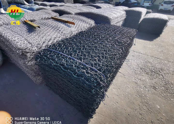 Galvanized Gabion Stone Wall 2*1*1m For Garden