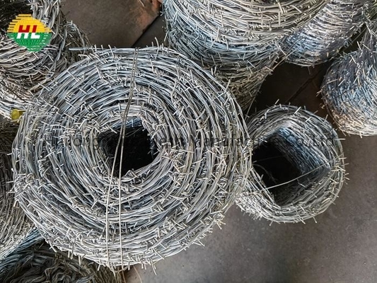2.5mm Double Twist Barbed Wire High Tensile Galvanized Steel Razor Wire