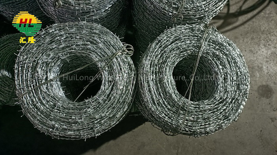 Zinc Coating Galvanized Barbed Wire For Resident Usage
