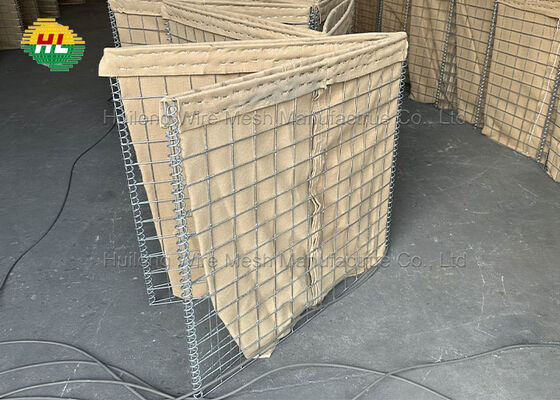Barrera defensiva plegable para gaviones Bunker de emergencia de defensa Barrera de pared de explosión Barrera de pared de explosión Hesco Barrera defensiva Bastión precio