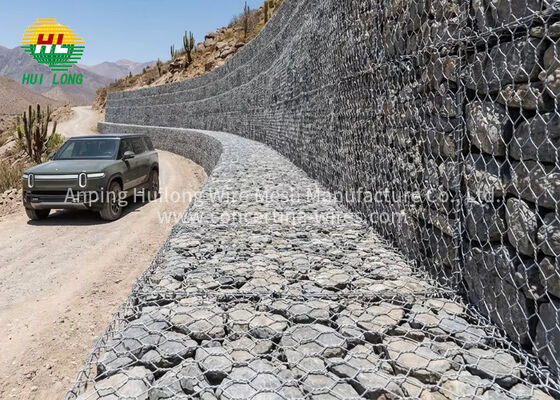 Caja De Gaviones Galvanizada En Stock Proyectos de Torsión Triple Ingeniería Muro Contención Protección Taludes Envio Rápido
