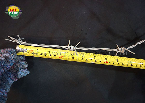 HUILONG Arame Farpado galvanizó el alambre de púas de la maquinilla de afeitar, torsión normal Barb Wire Roll